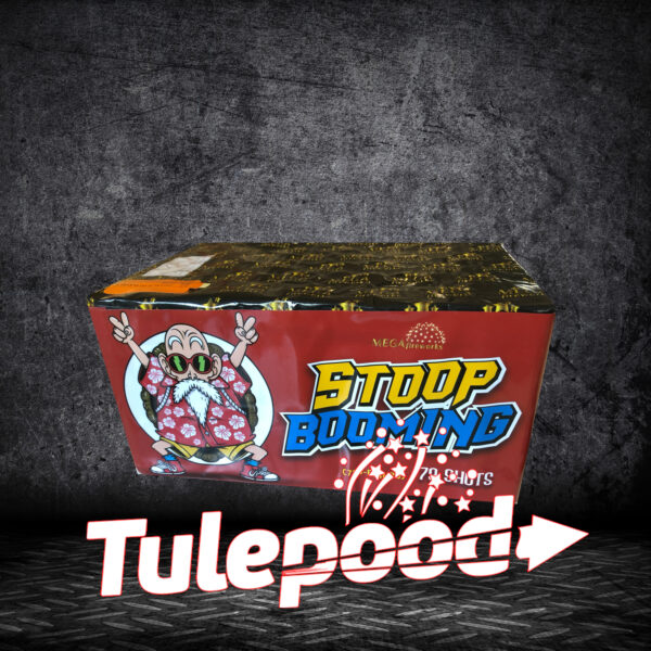 Ilutulestik "STOP BOOMING" 79 lasku