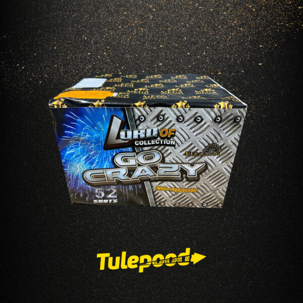 Ilutulestik "GO CRAZY" 52 lasku
