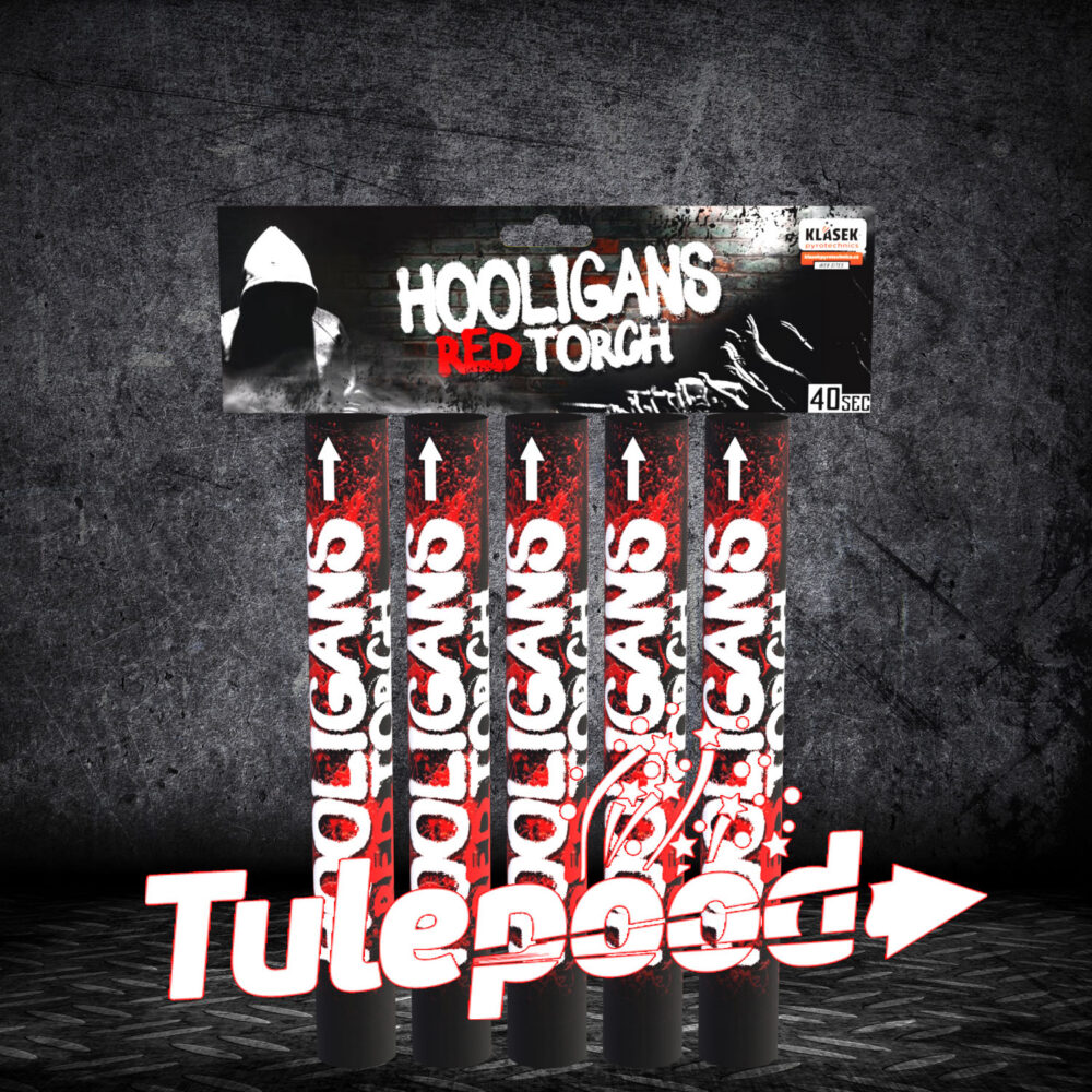 Ilutulestiku tõrvik PUNANE