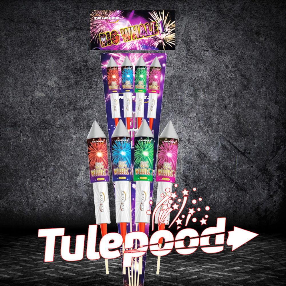 RAKETIKOMPLEKT "BIG WHALE" 4 tk