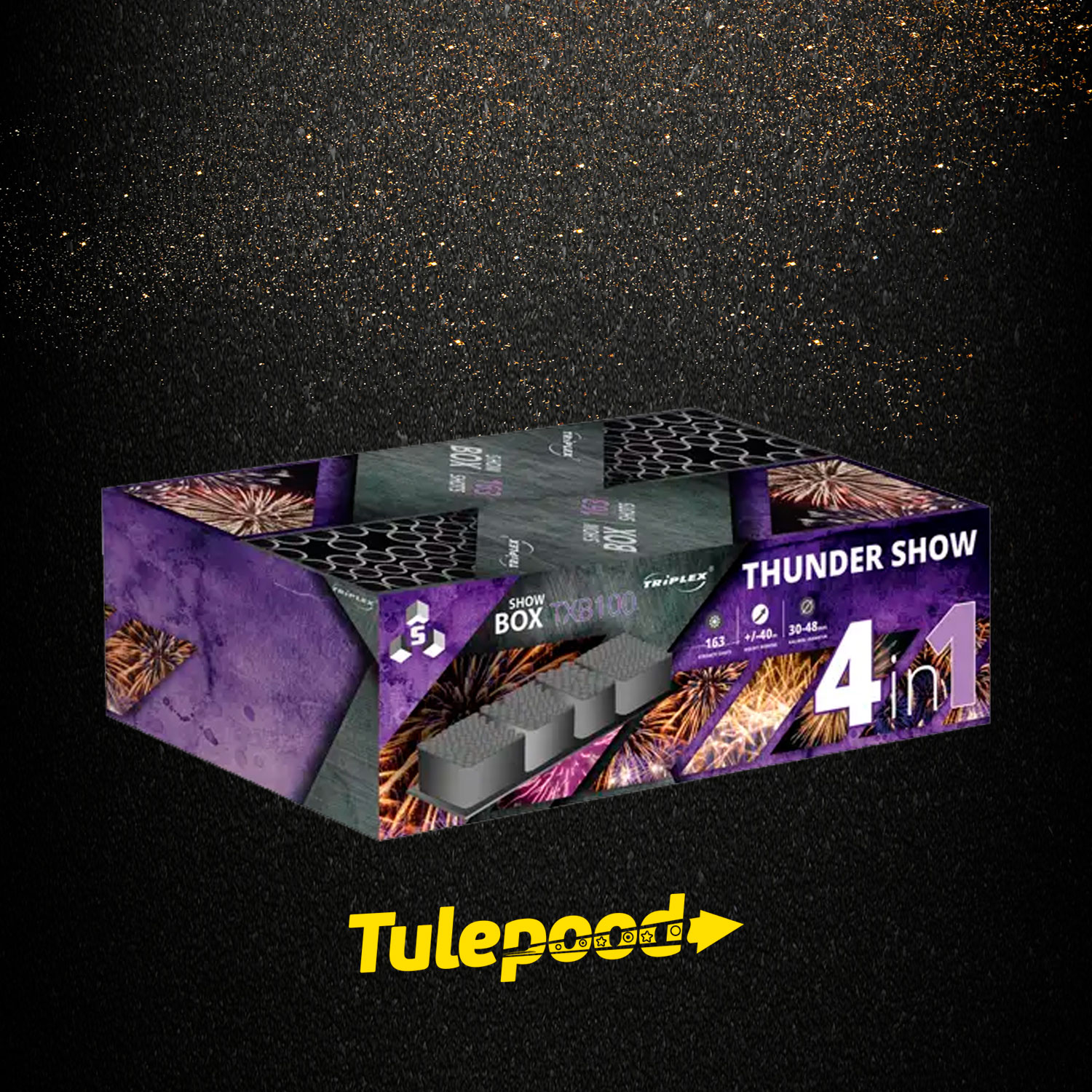 Ilutulestik "Thunder Show" 163 lasku