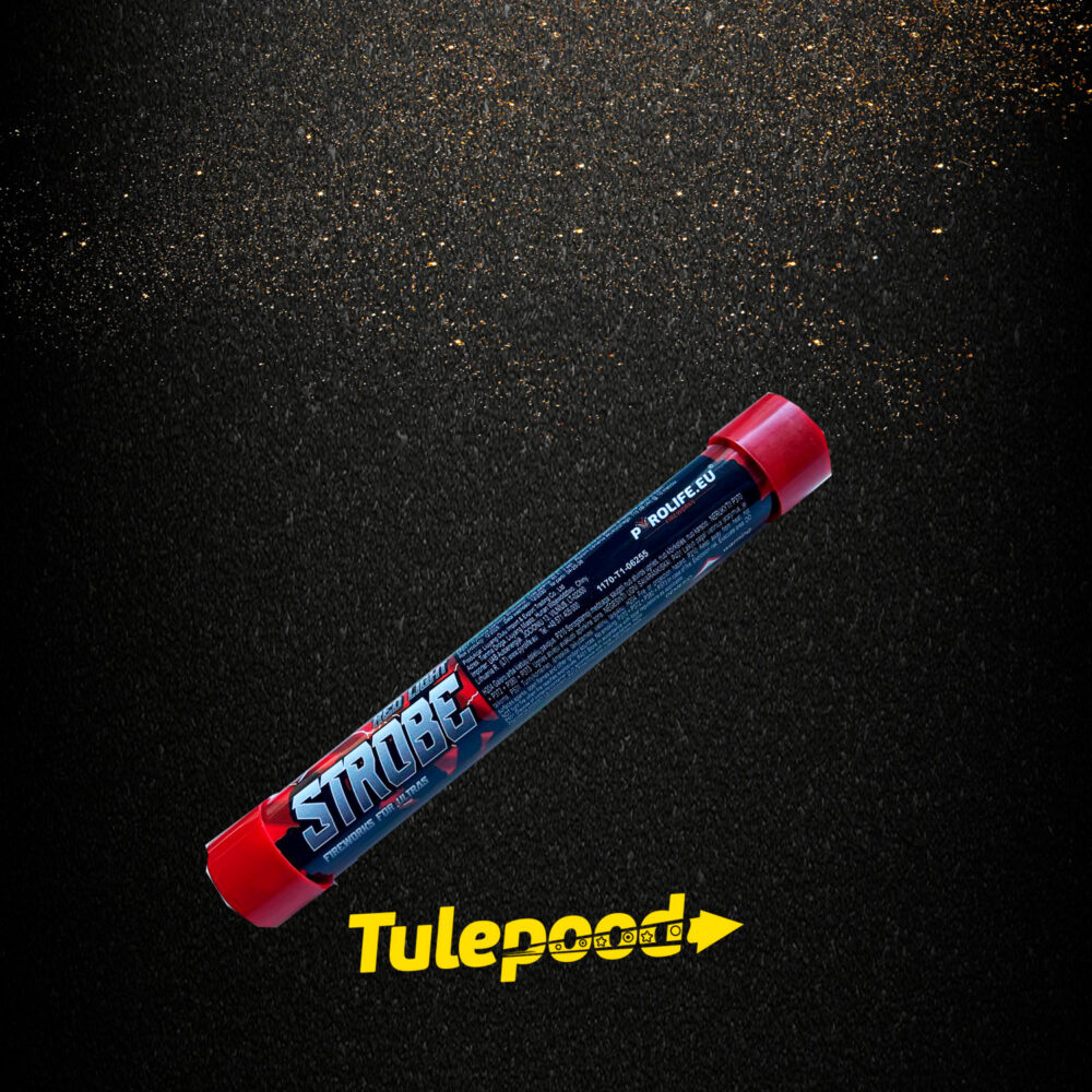 Punane strobo törvik käepidemega